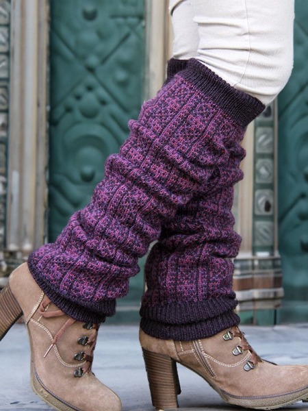 Beinstulpen-Wolle-fur-Damen