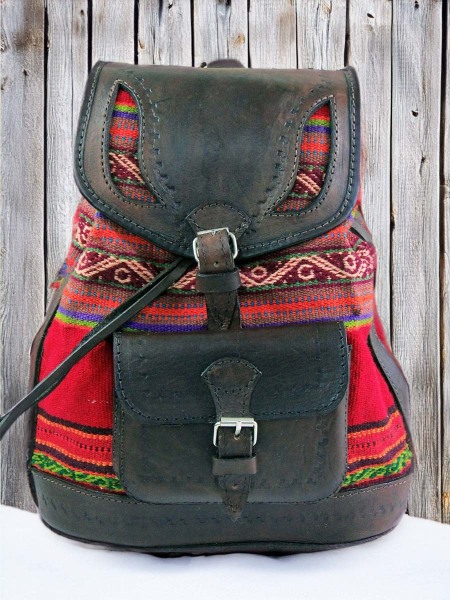 Lederrucksack-Damen