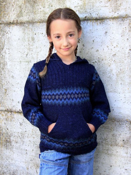 Maedchen-Kapuzenpullover