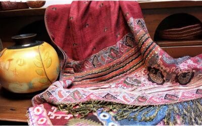 Pashmina-Schal: Faszinierende Inka-Eleganz für den Schal aus Seide und Baumwolle, Nummer 1 der Sommerabende